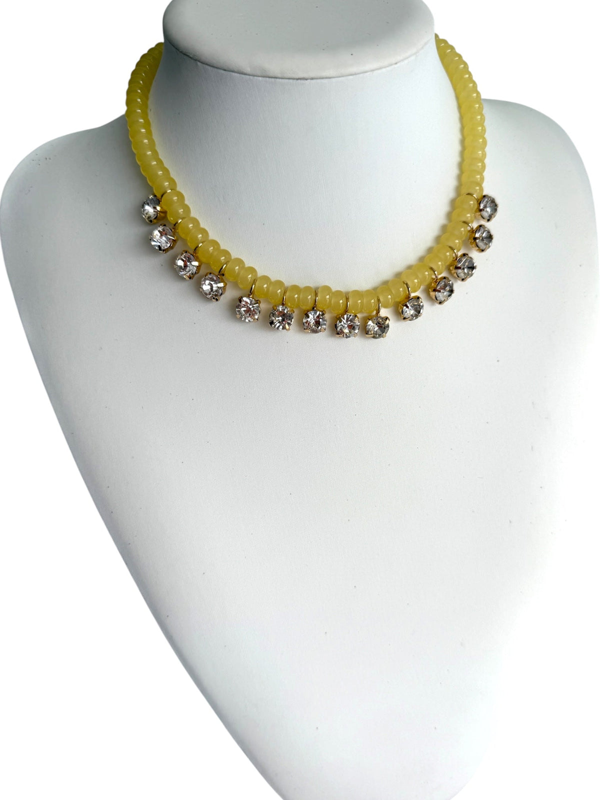 Glitter crystal necklace