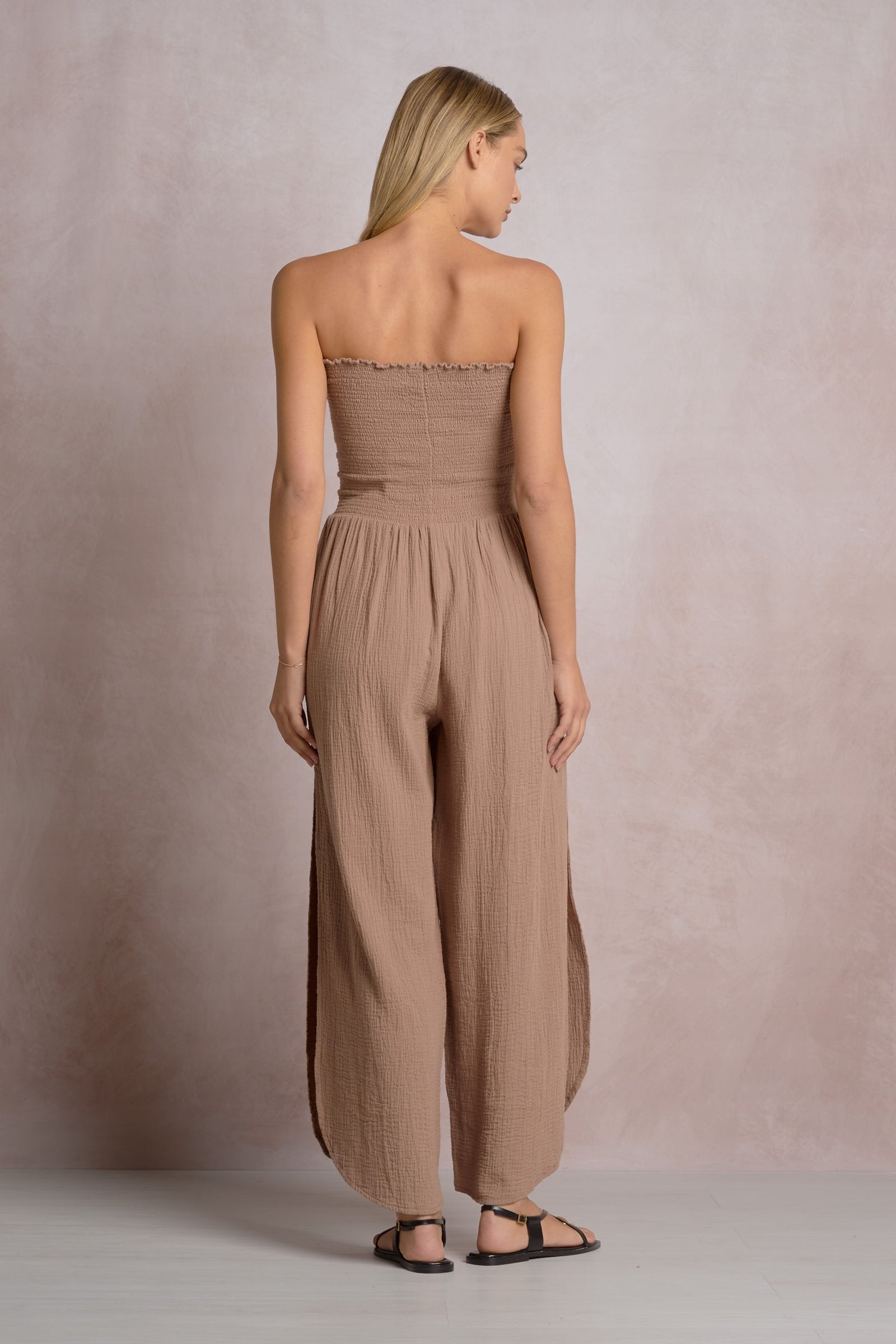 Dominca Jumpsuit Taupe