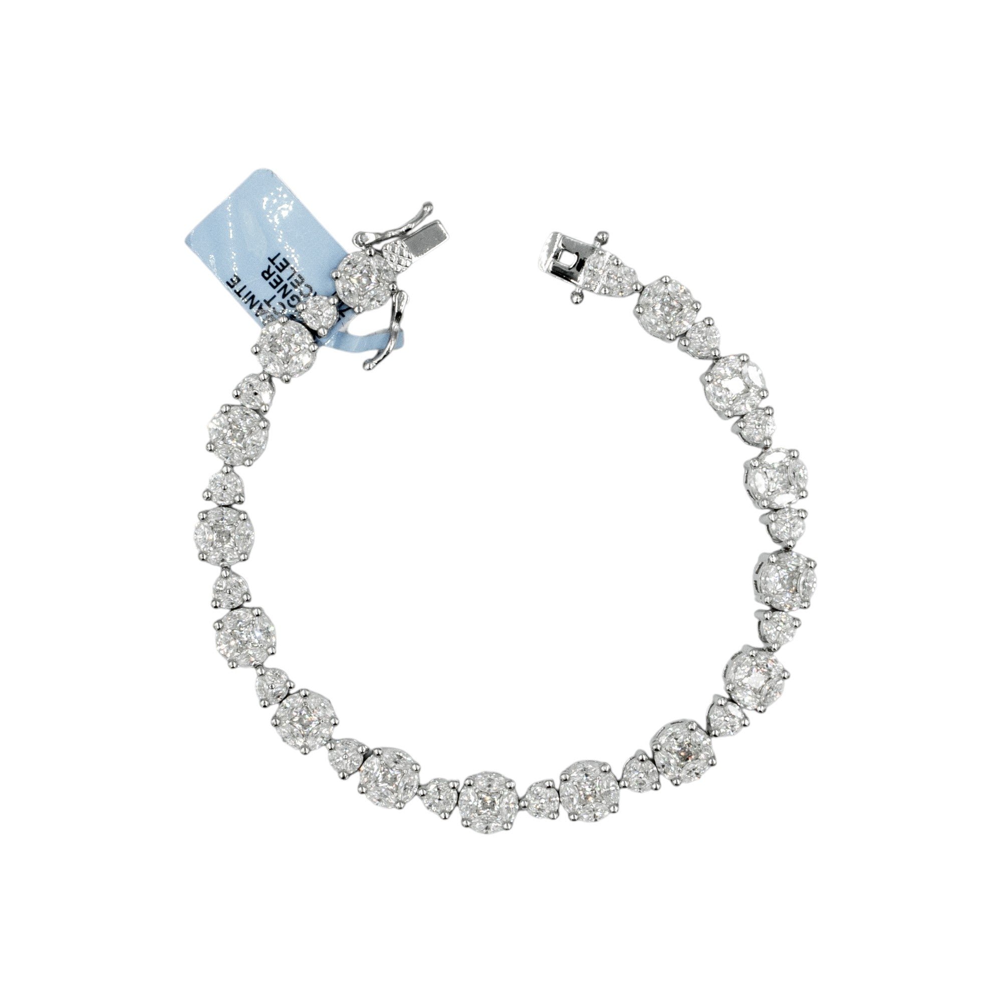 925 Silver Moissanite 6mm Mix Tennis Bracelet – 7"