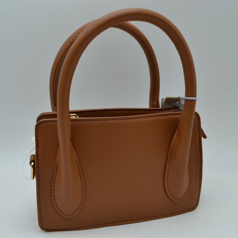 Structured Top Handle Handbag with Minimalist Design