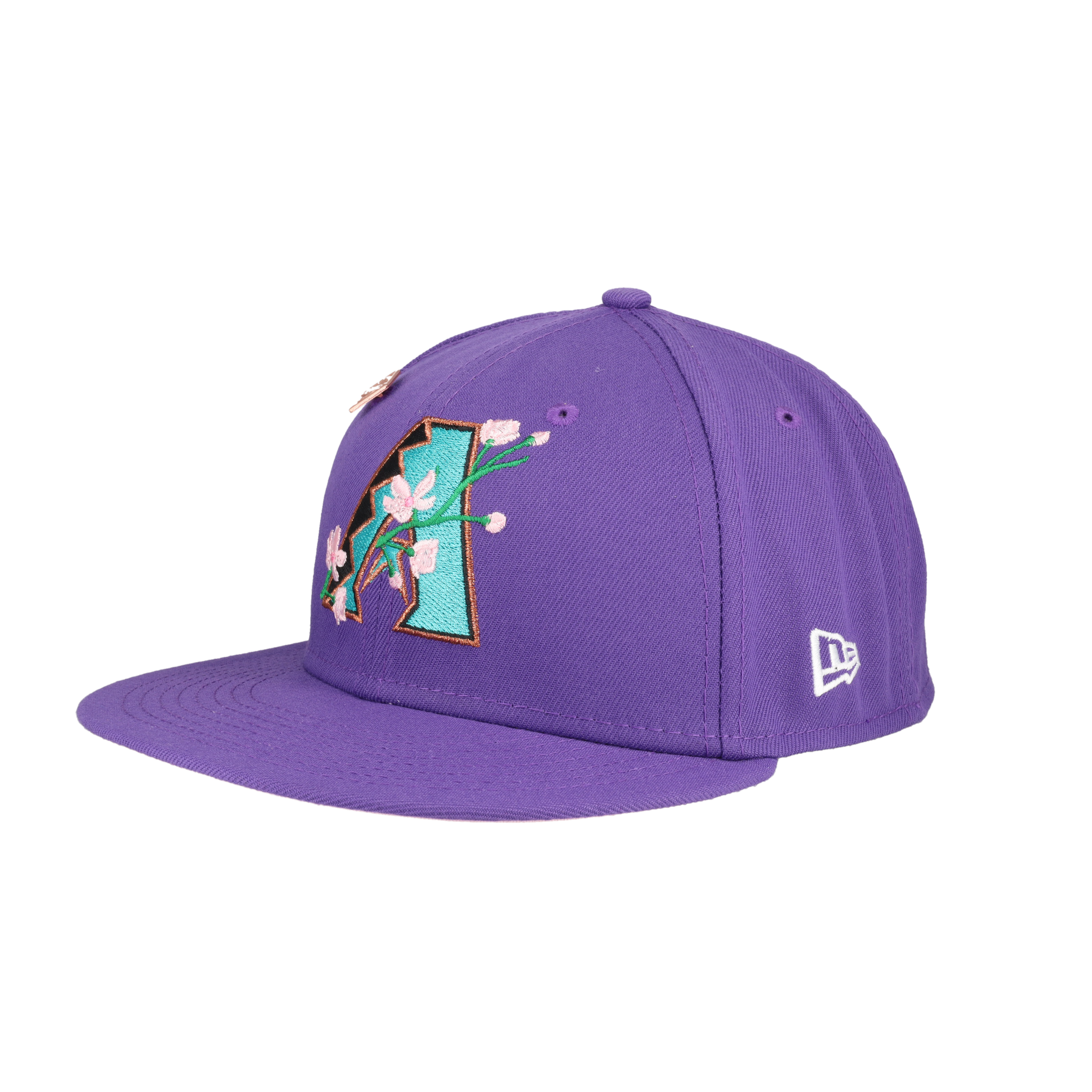 Arizona Diamondbacks Side Patch Bloom 2001 World Series Patch Fitted Hat