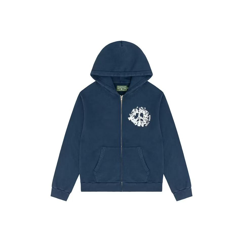 Denim Tears Denim University Zip Hoodie Navy