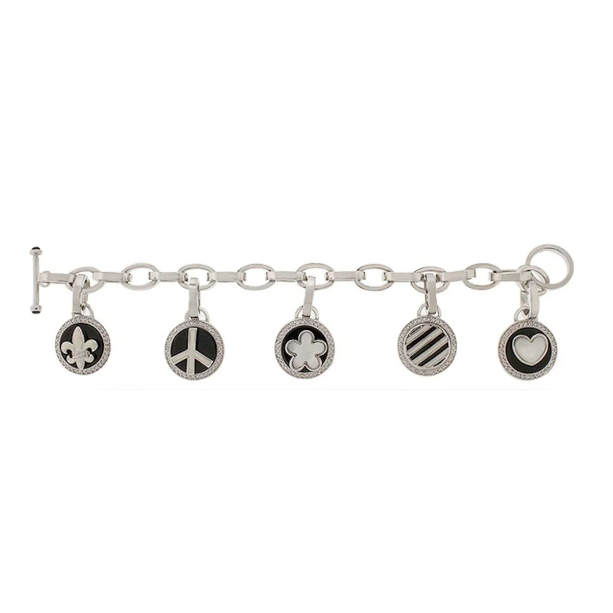 Peace and Love Charm Bracelet