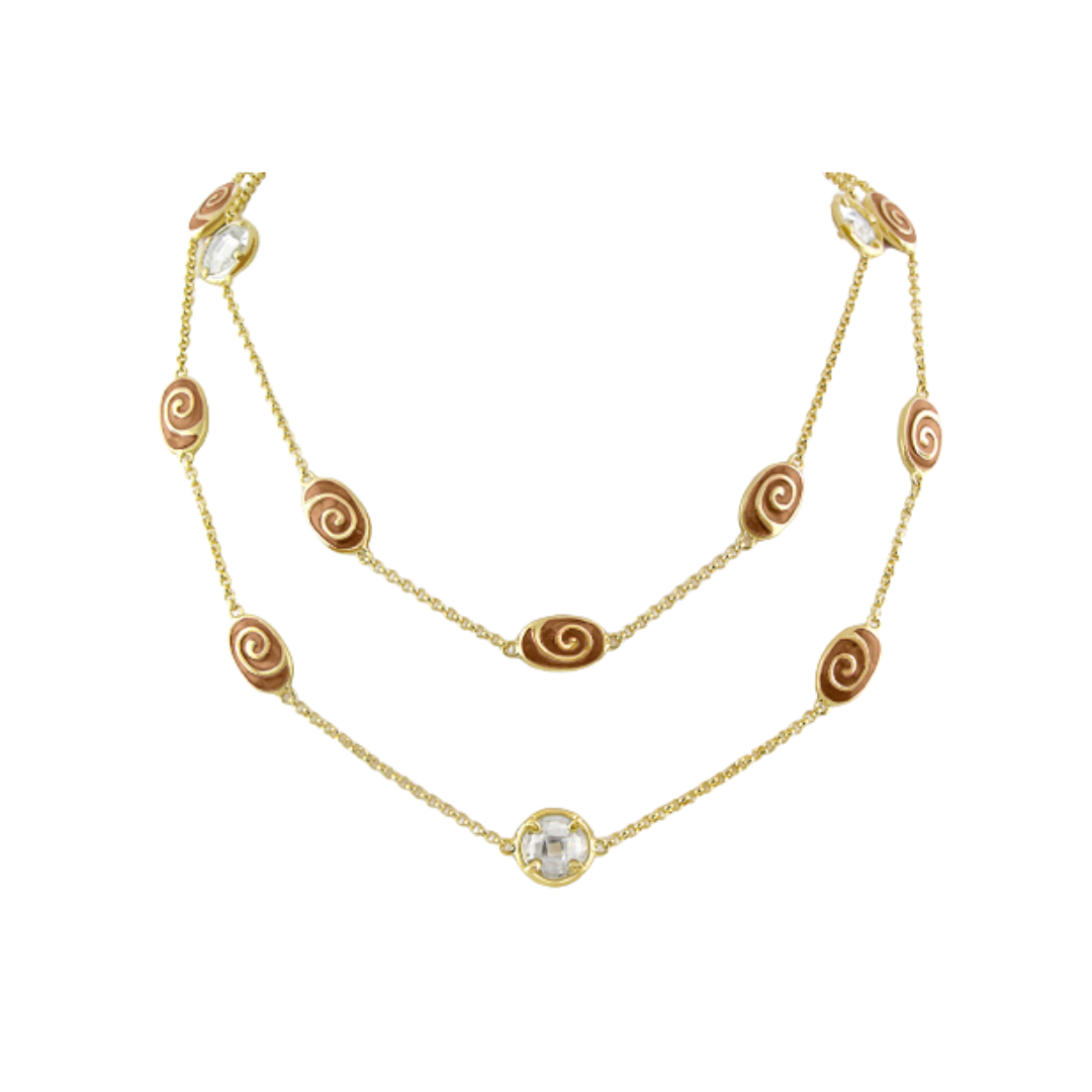 Signature Swirl Long Necklace