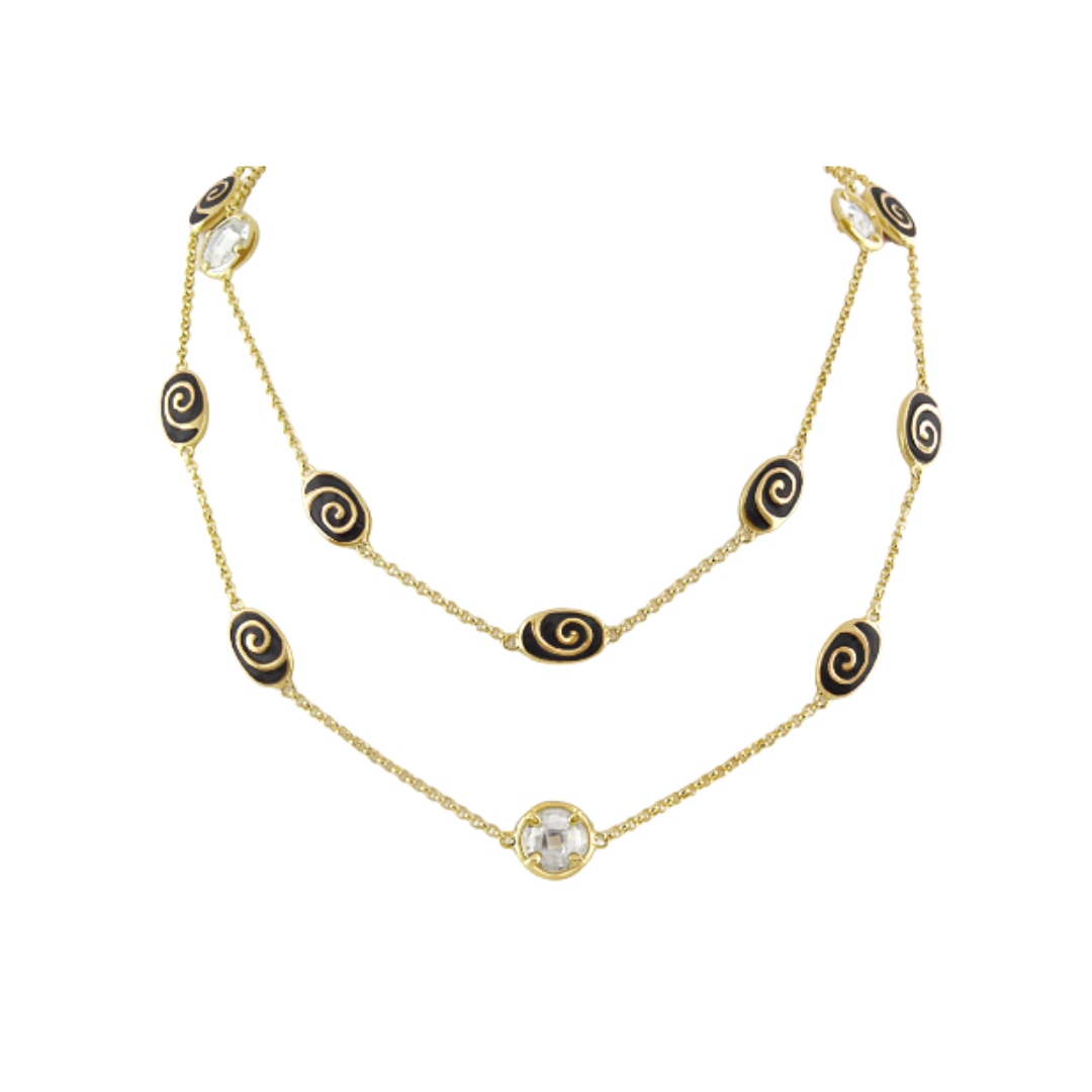 Signature Swirl Long Necklace