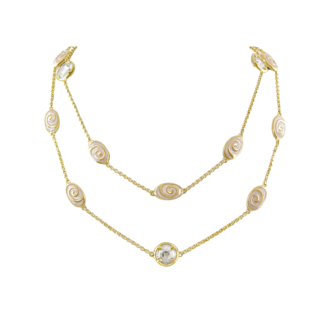 Signature Swirl Long Necklace