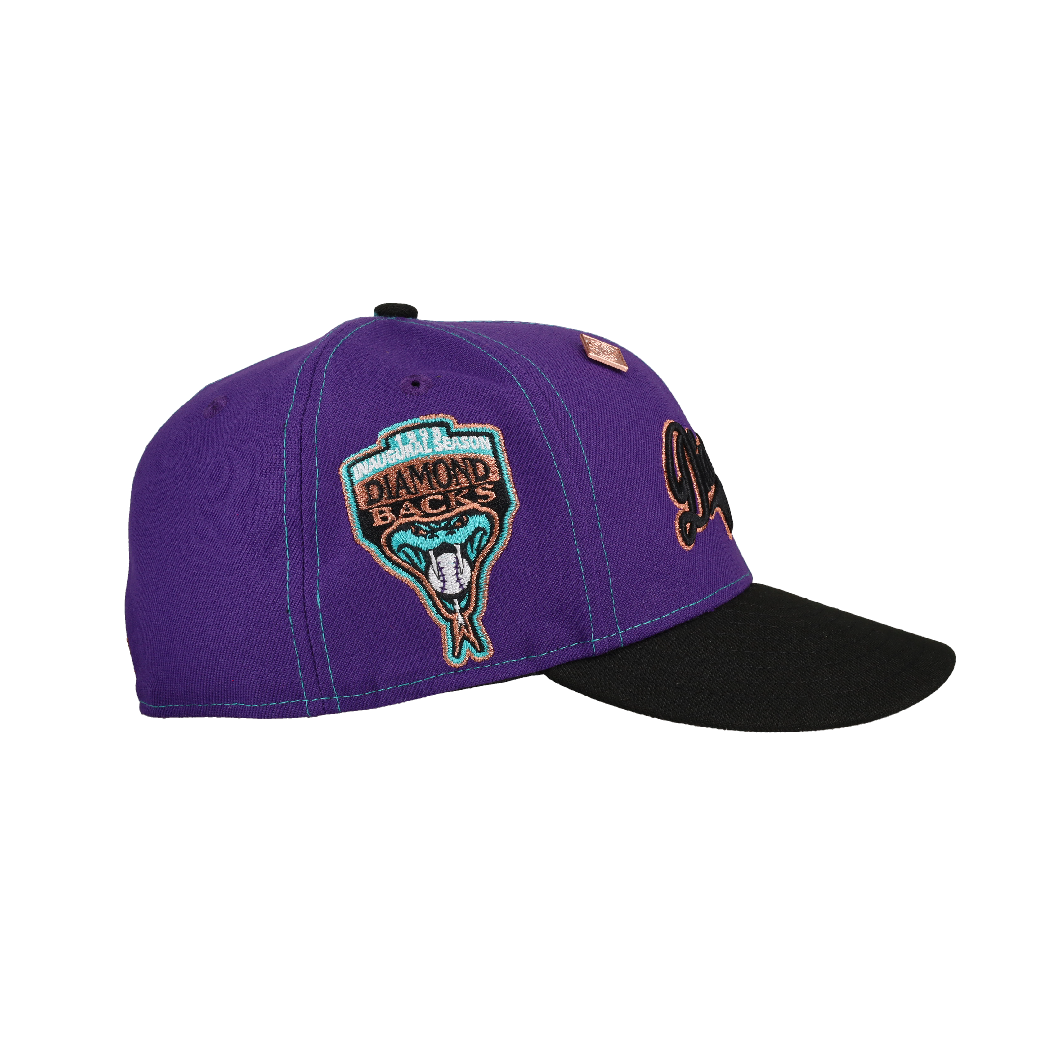 Arizona Diamondbacks 1998 Inaugural "Split Decision" Metallic 59Fifty Fitted Hat