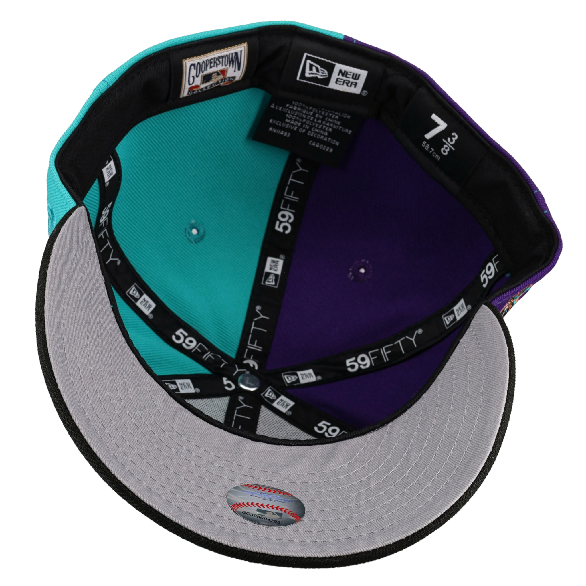 Arizona Diamondbacks 1998 Inaugural "Split Decision" Metallic 59Fifty Fitted Hat
