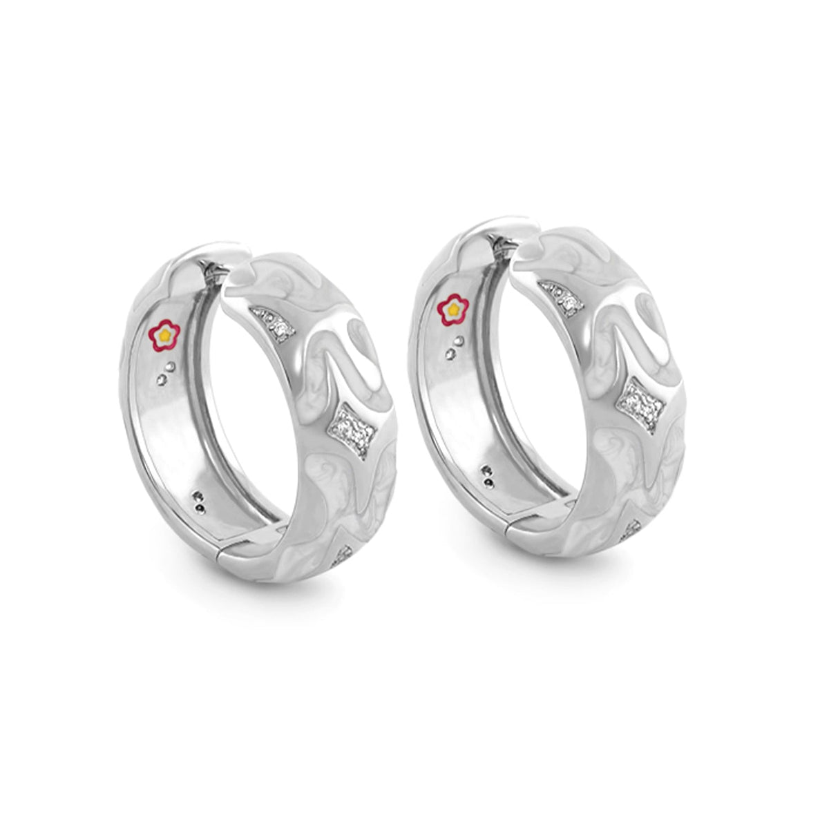 Swirl Tattoo Earrings
