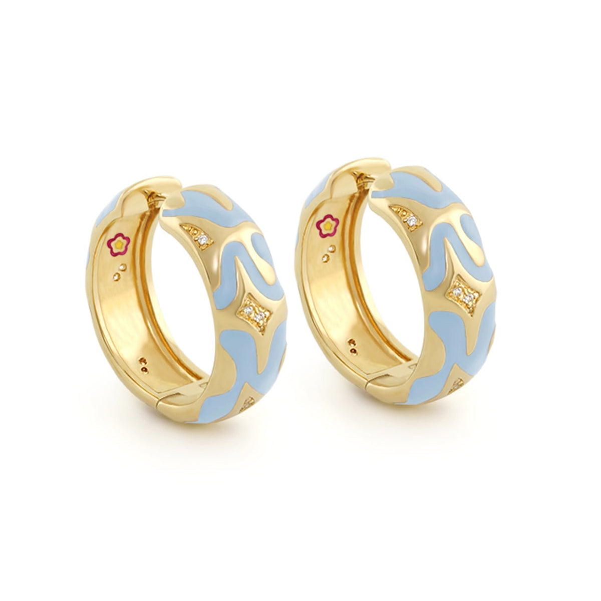 Swirl Tattoo Earrings