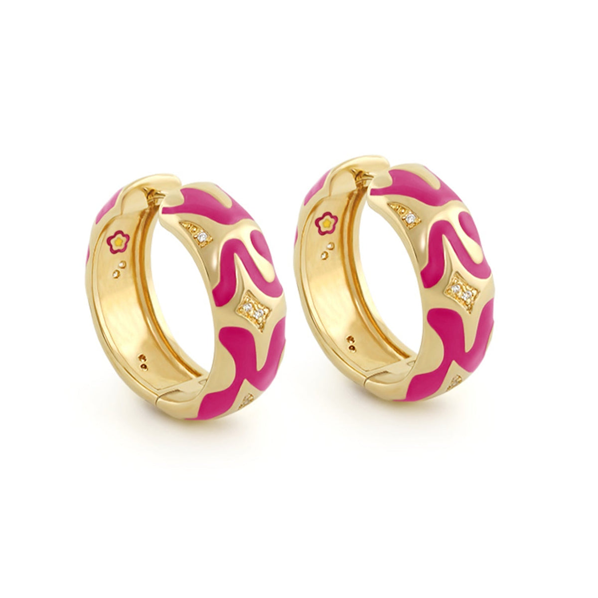 Swirl Tattoo Earrings