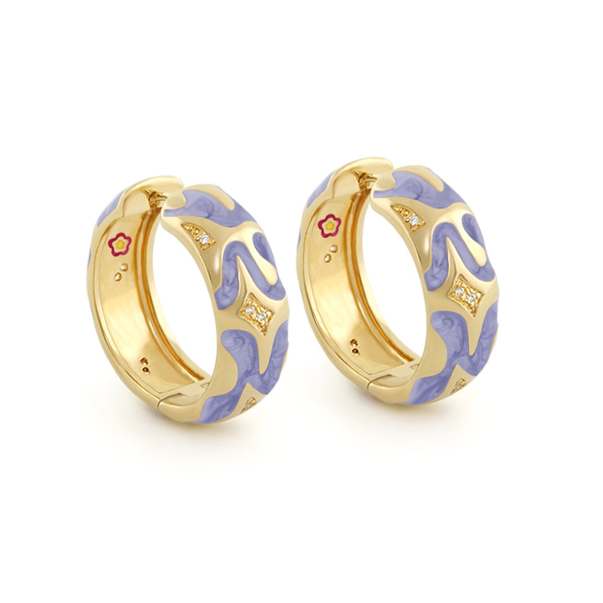 Swirl Tattoo Earrings