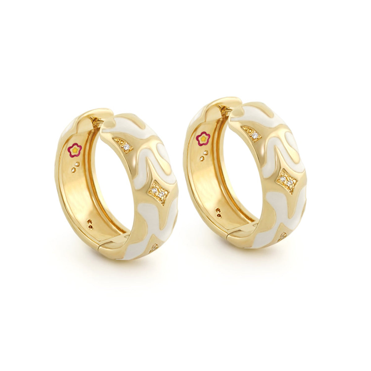 Swirl Tattoo Earrings