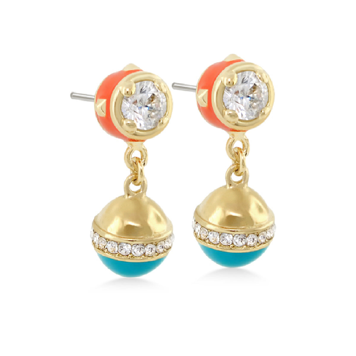 Flower Girl Daisy Earrings — Bell Drop
