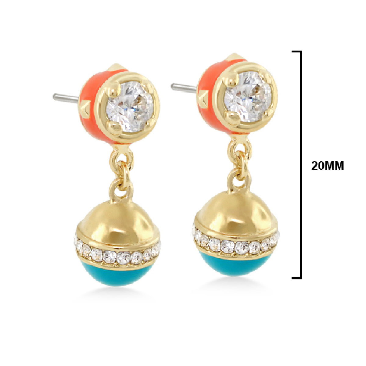 Flower Girl Daisy Earrings — Bell Drop