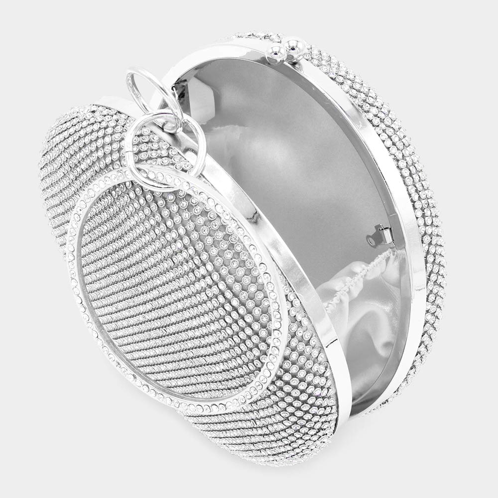 Bling Round Evening Tote / Crossbody Bag