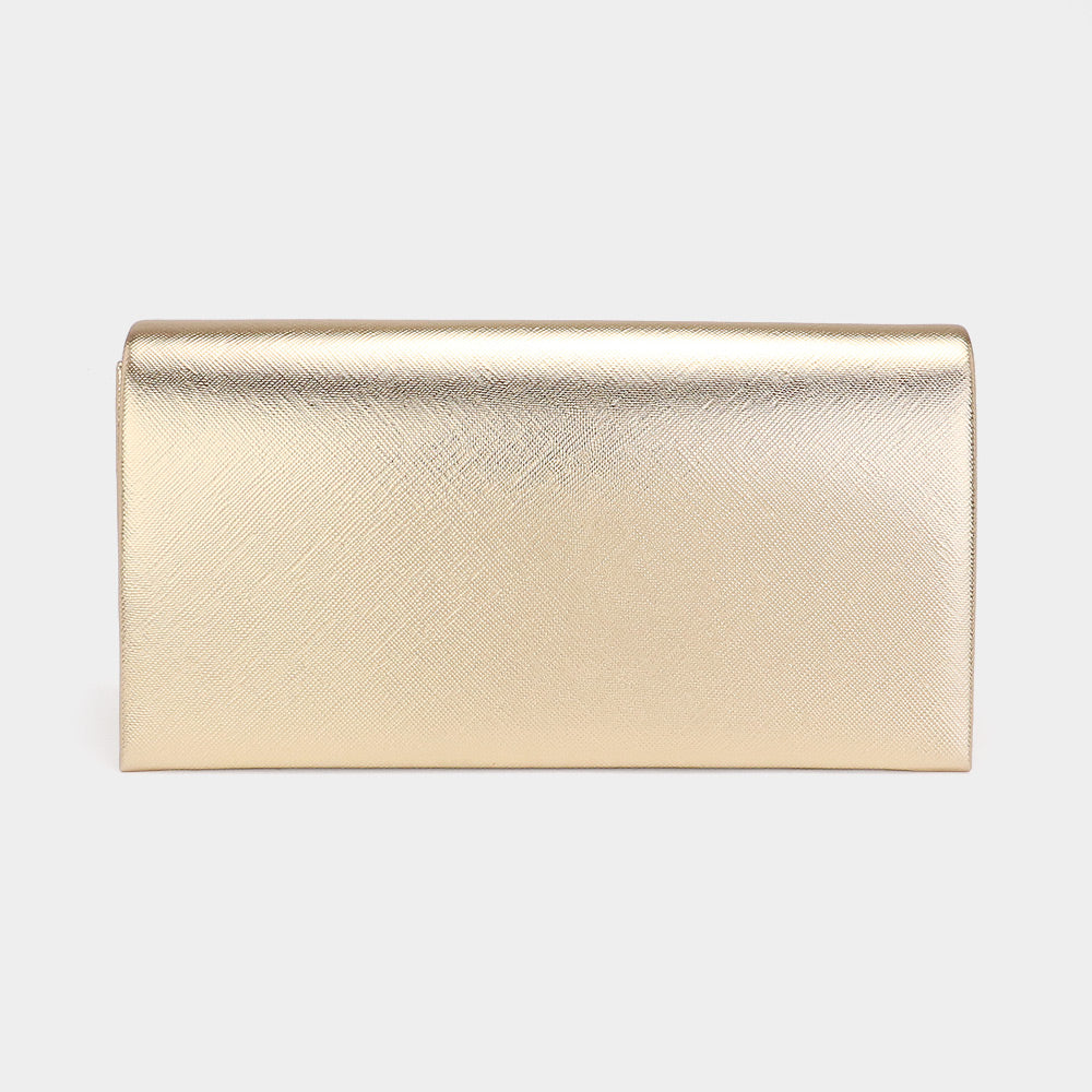 Metallic Clutch Bag / Crossbody Bag