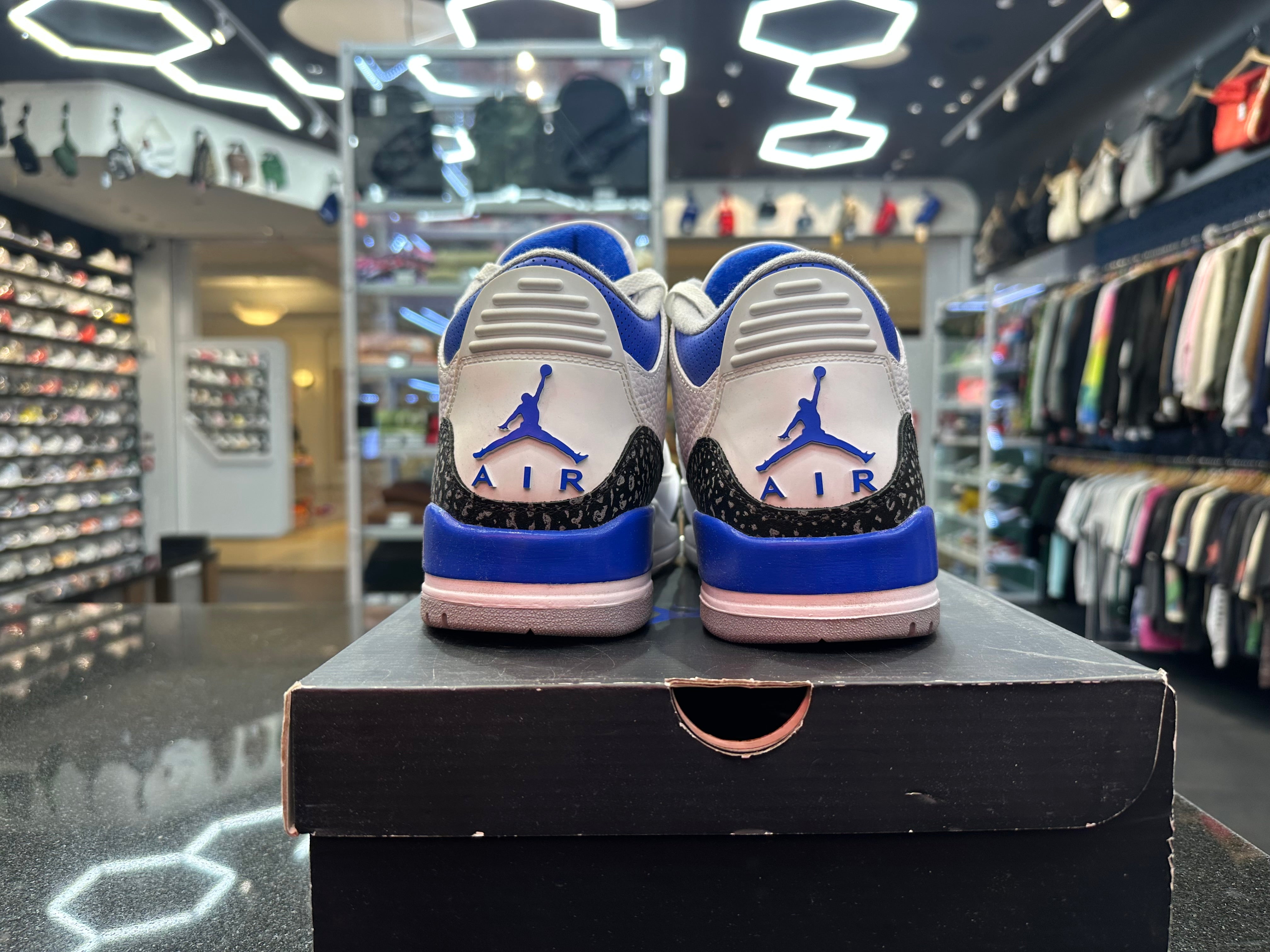PRE OWNED Jordan 3 Retro Racer Blue