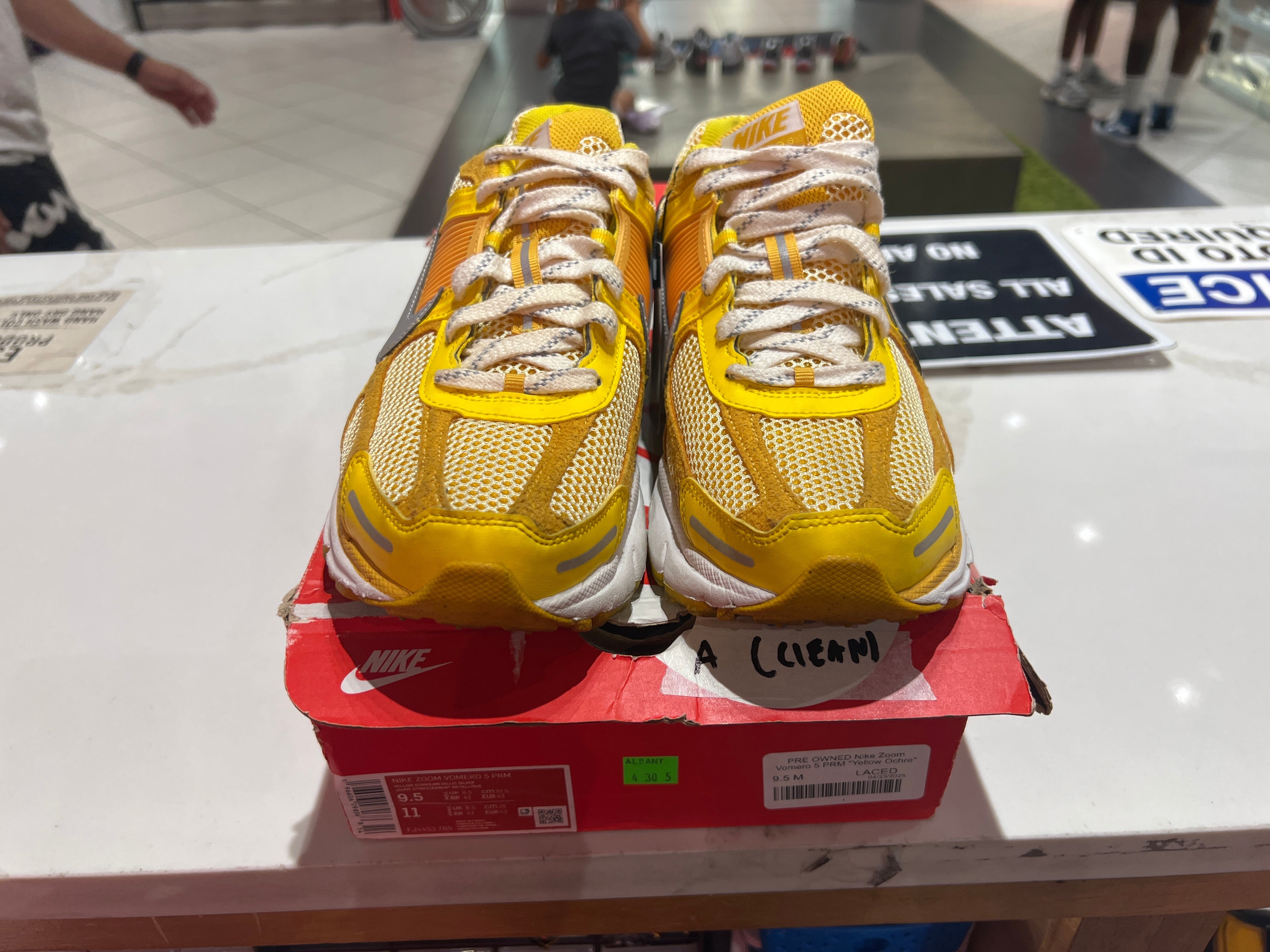 PRE OWNED Nike Zoom Vomero 5 PRM "Yellow Ochre"