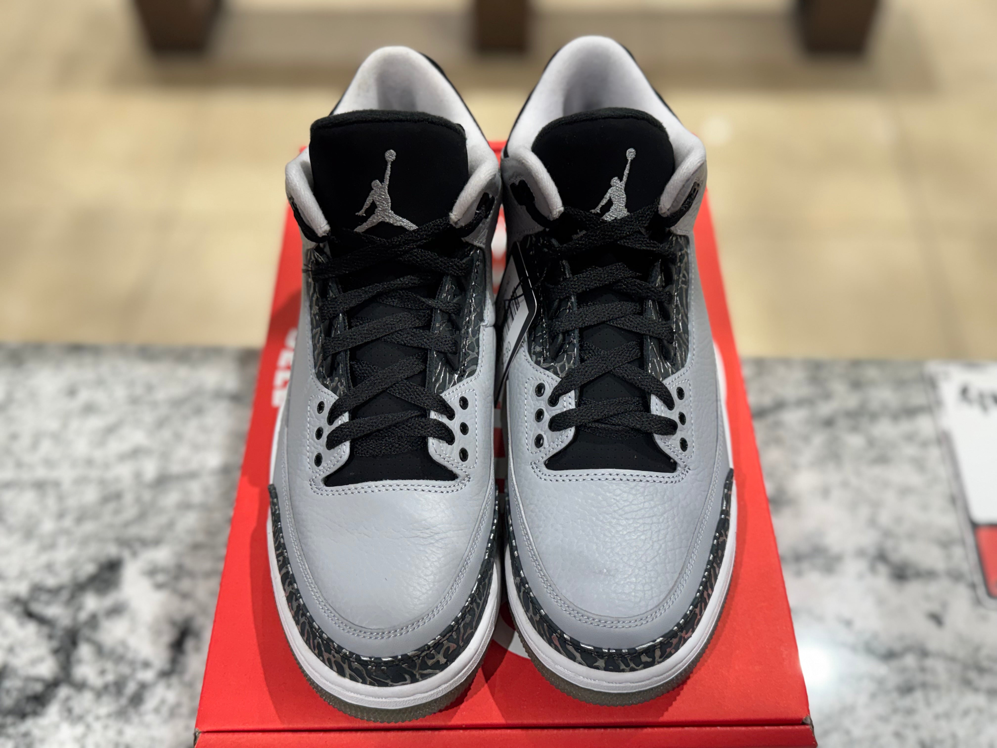 Jordan 3 Retro Wolf Grey NO BOX