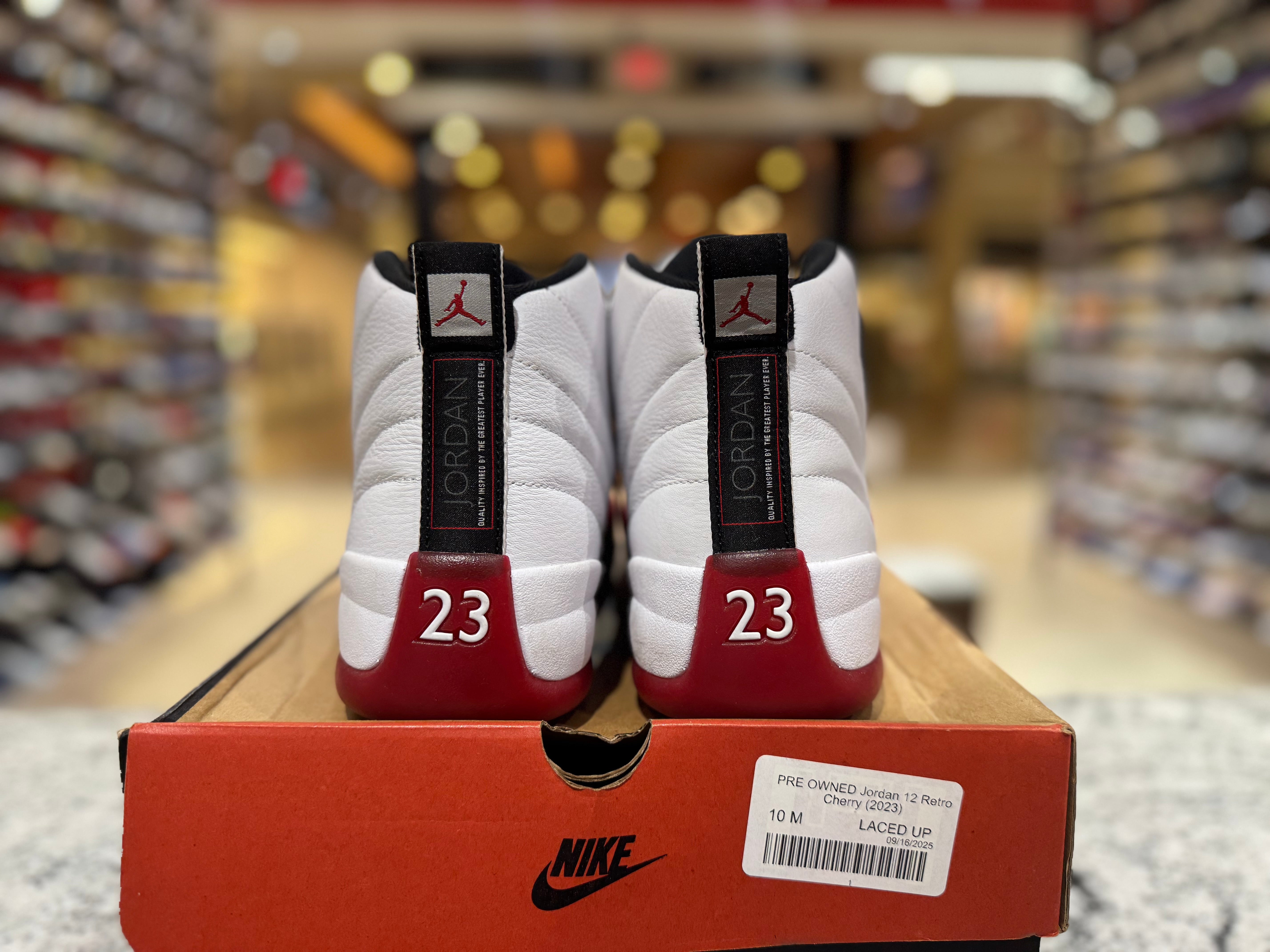 PRE OWNED Jordan 12 Retro Cherry (2023)