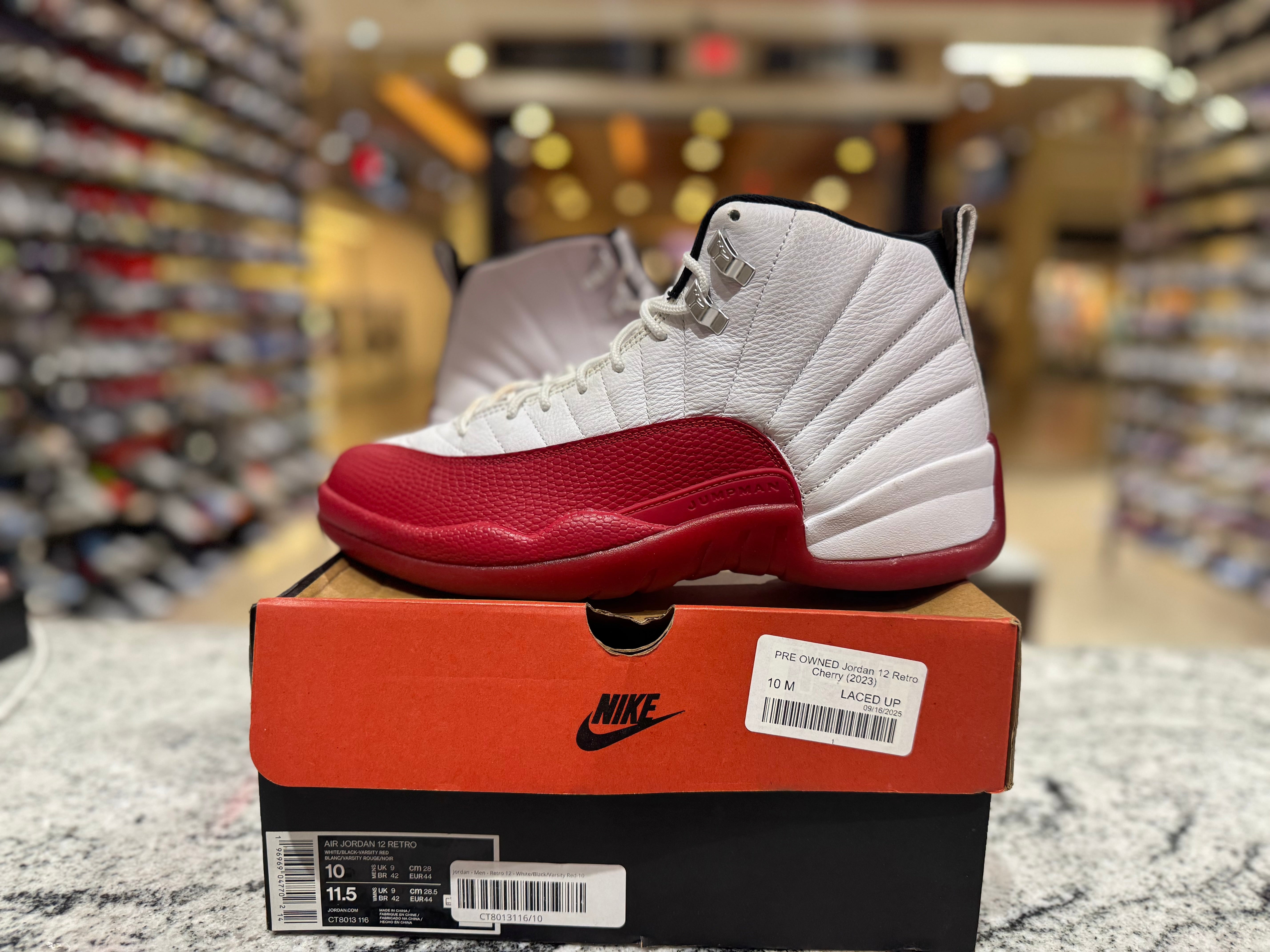 PRE OWNED Jordan 12 Retro Cherry (2023)