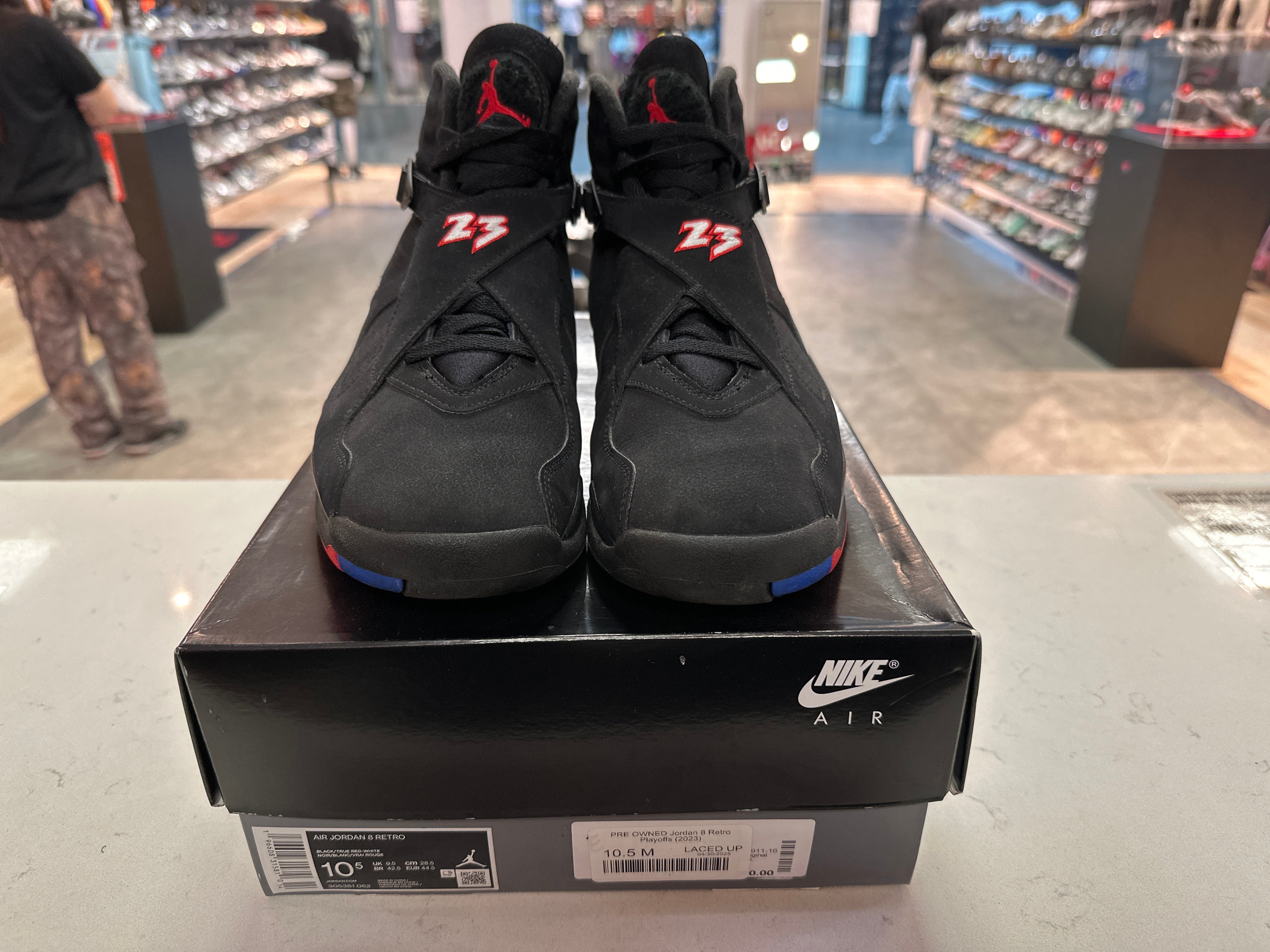 PRE OWNED Jordan 8 Retro Playoffs (2023)