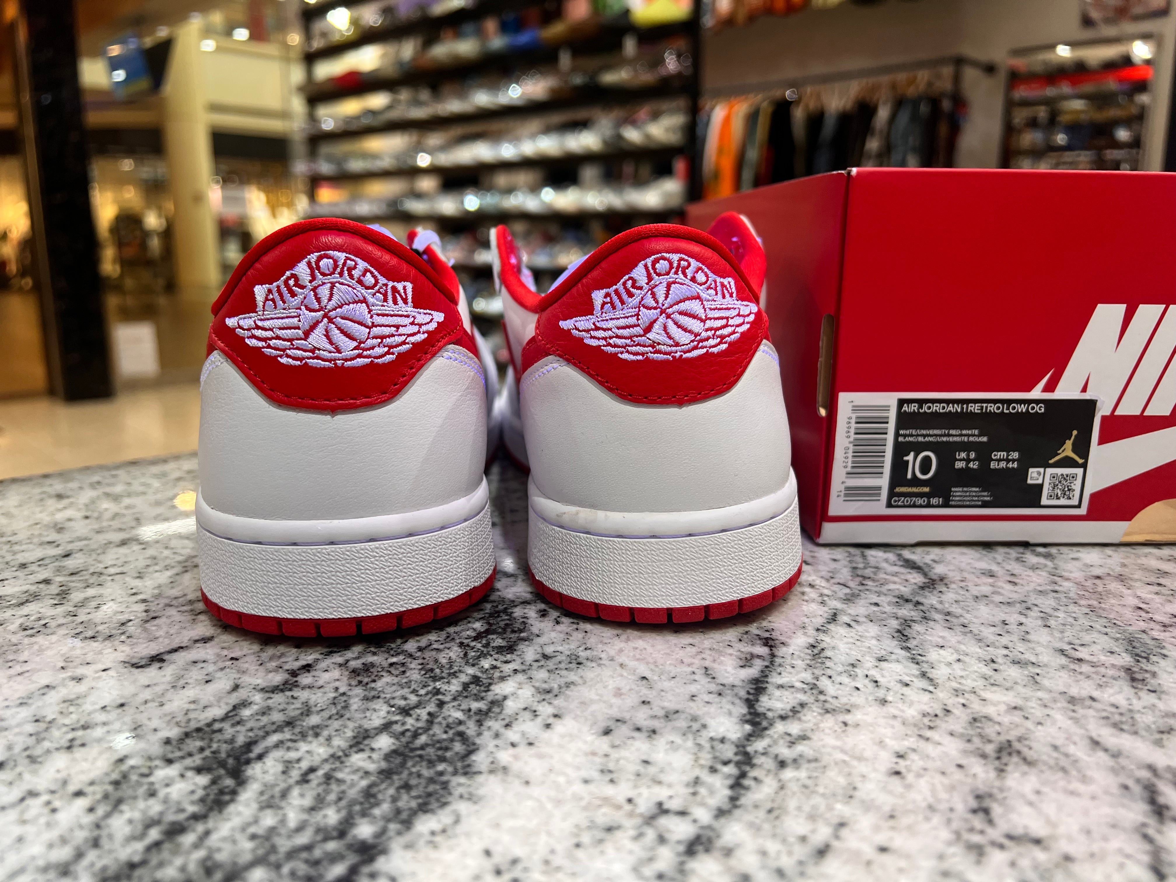 Jordan 1 Retro Low OG University Red No Box