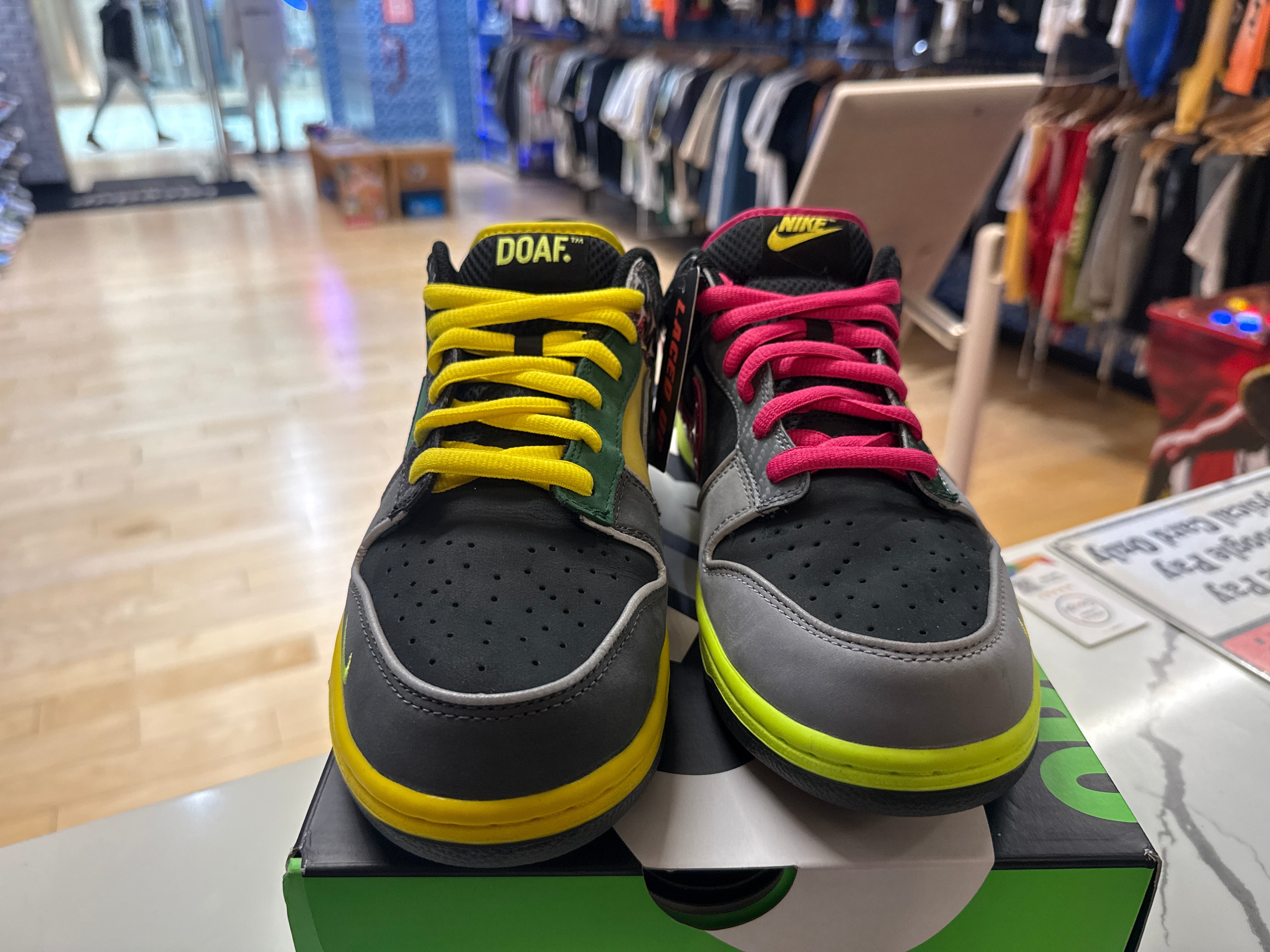 PRE OWNED Nike Dunk Low What the Duck Home University of Oregon PE