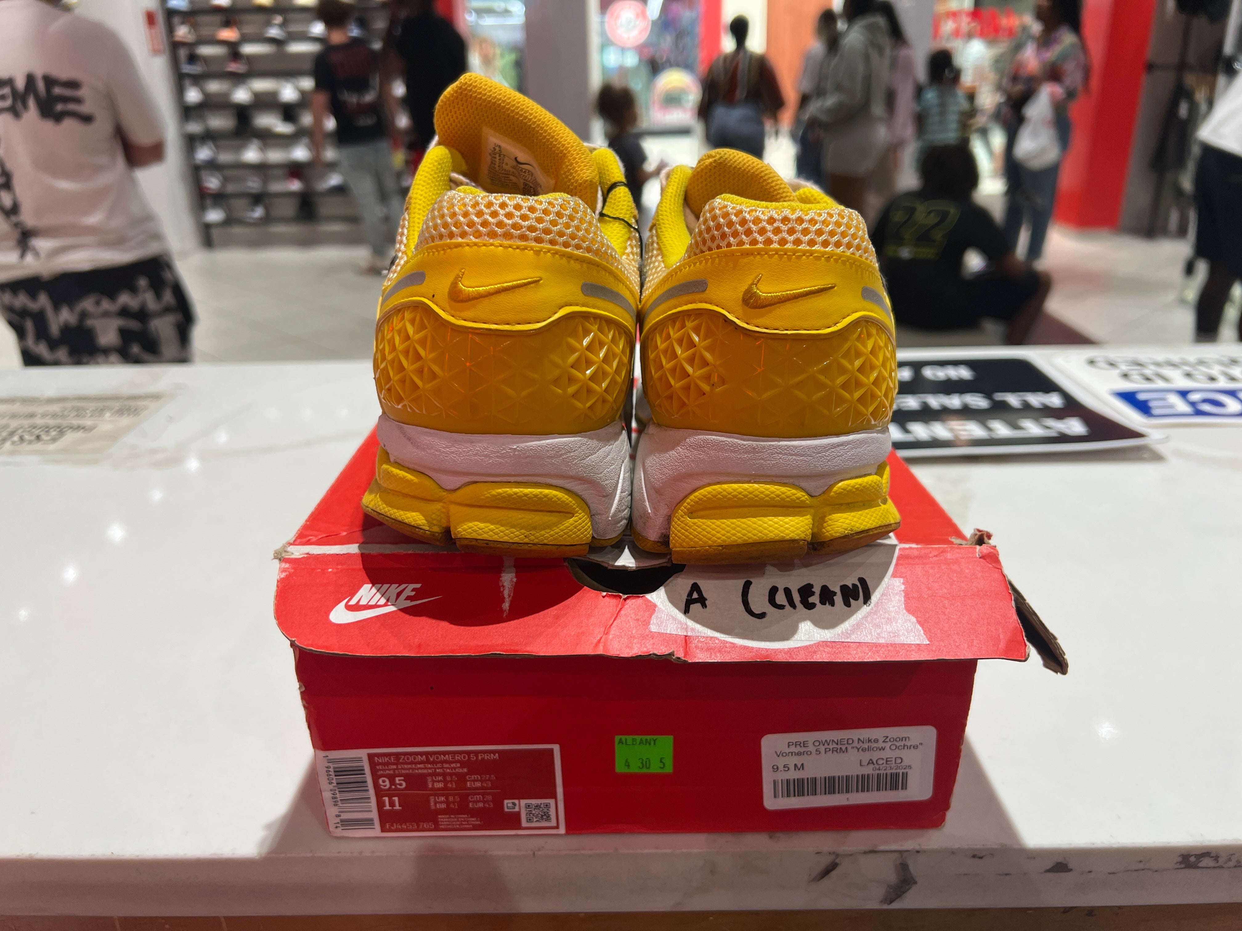 PRE OWNED Nike Zoom Vomero 5 PRM "Yellow Ochre"
