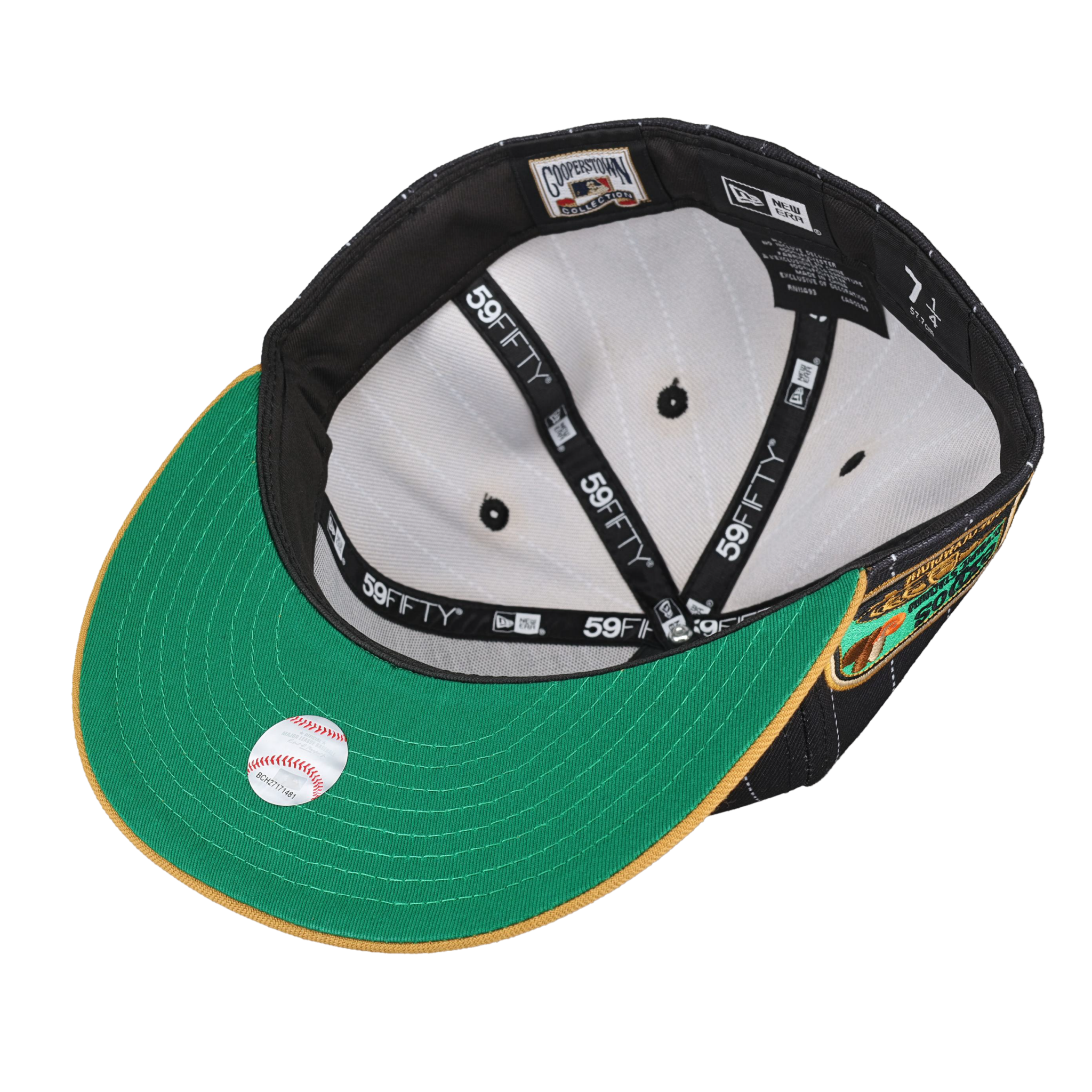 Montreal Expos Pinstripe Olympic Stadium Patch Fitted Hat