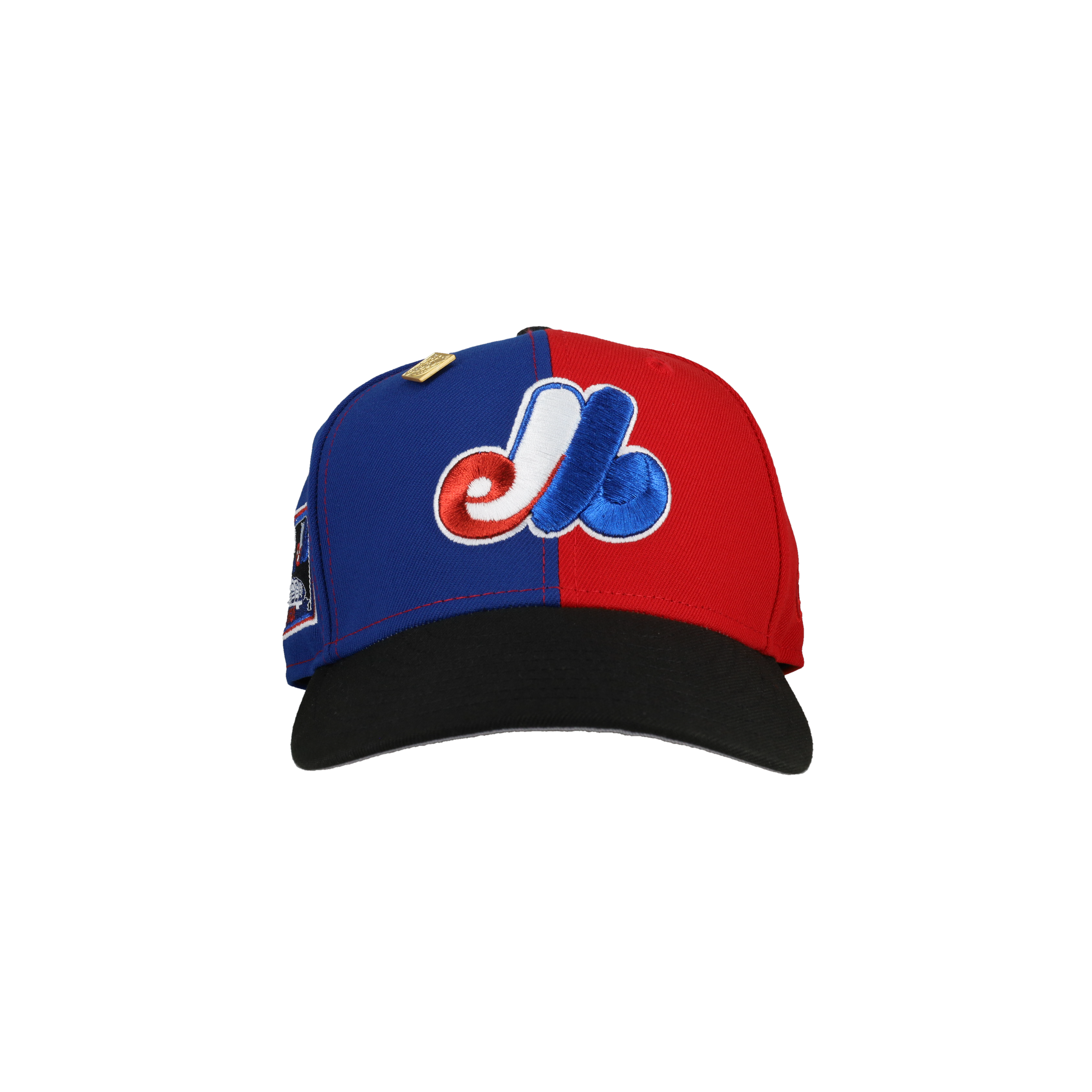 Montreal Expos Olympic Stadium "Split Decision" Metallic 59Fifty Fitted Hat