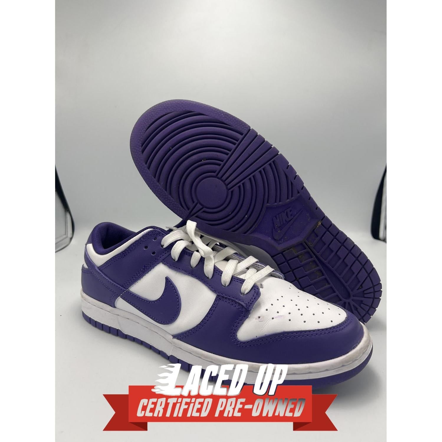 PRE OWNED Nike Dunk Low Championship Court Purple