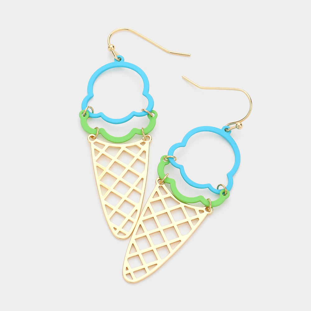 Ice Cream Dangle Earrings