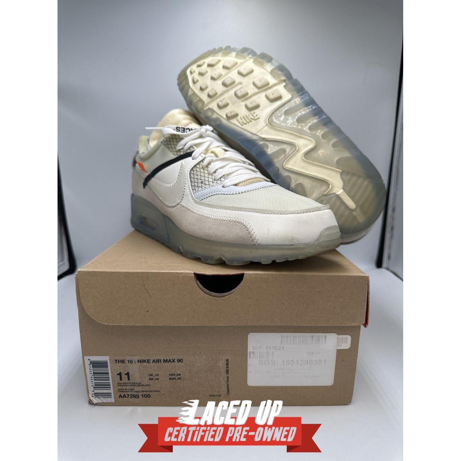 PRE OWNED Nike Air Max 90 Off-White