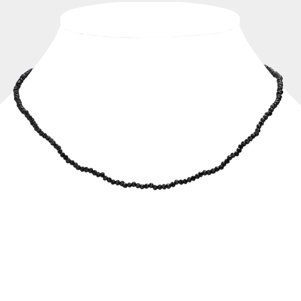 Faceted Beaded Necklace