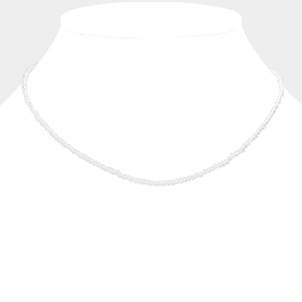 Faceted Beaded Necklace