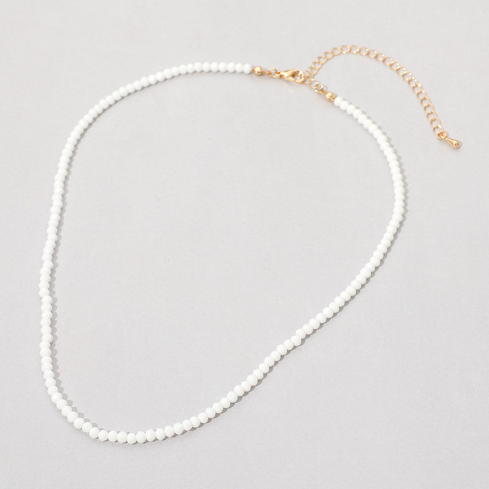 Faceted Beaded Necklace
