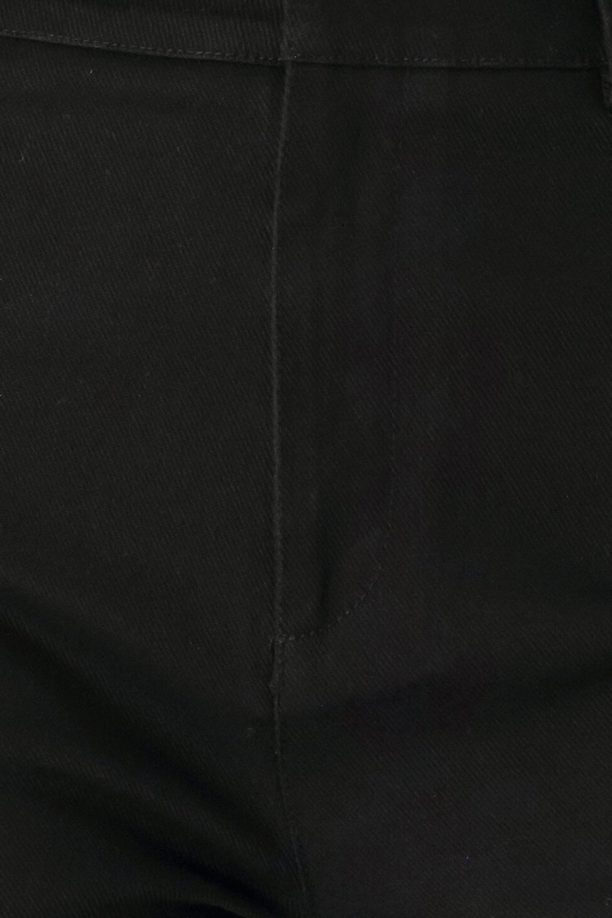 DENIM AUTHORITY BLACK DENIM WIDE-LEG PANTS