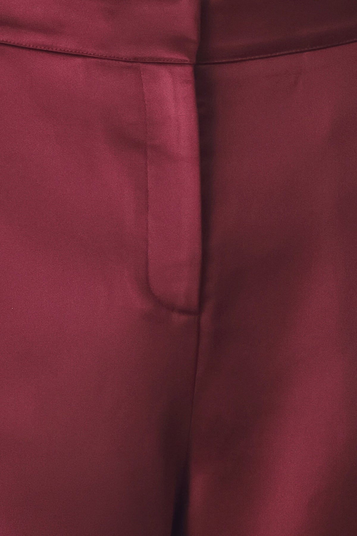 MODERN NOIR BLACK/BURGUNDY WIDE-LEG PANTS