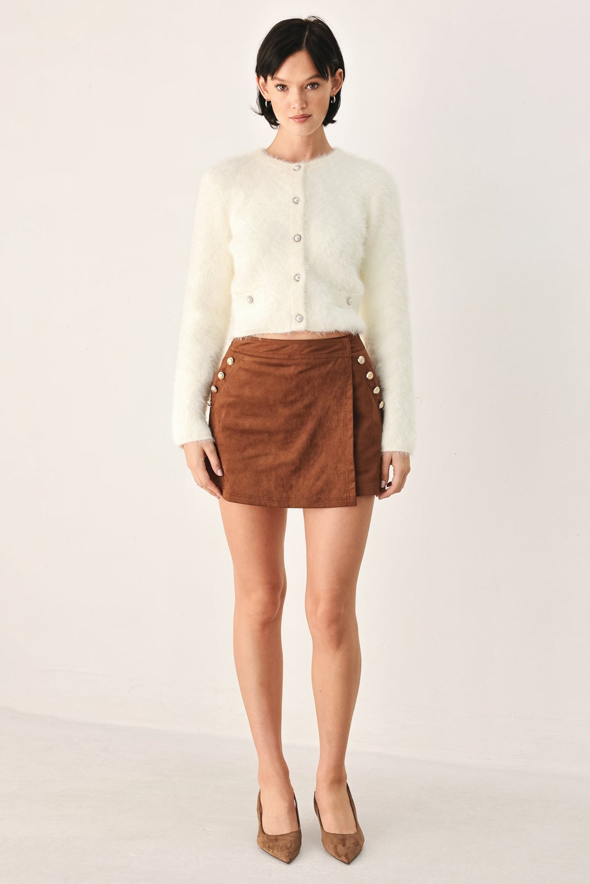 POLISHED MOMENTS CROPPED CARDIGAN