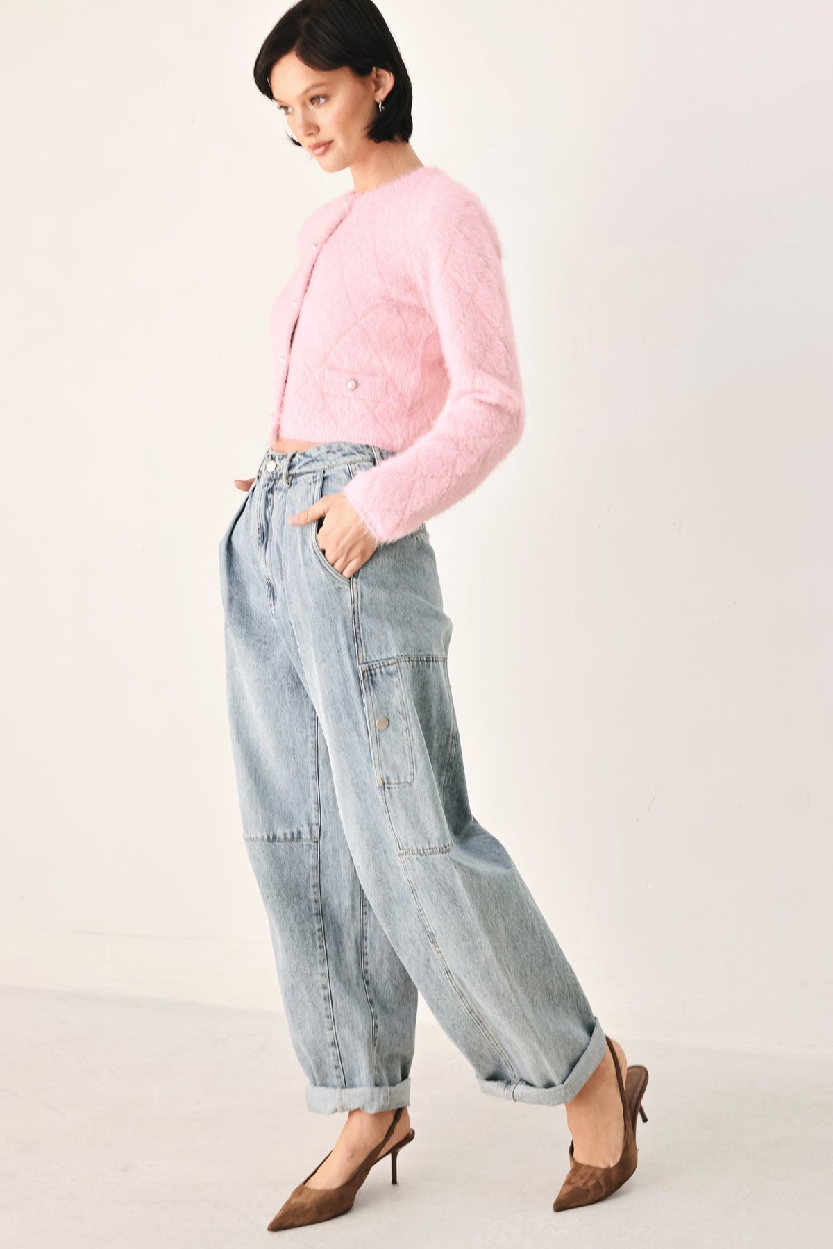 POLISHED MOMENTS CROPPED CARDIGAN