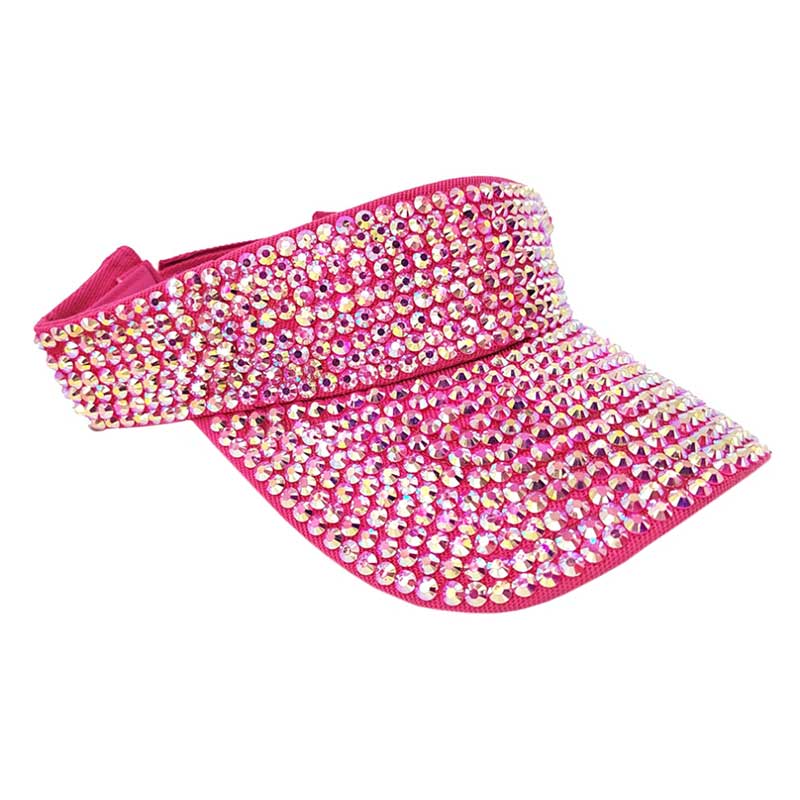Women's Bling Studded Visor Hat