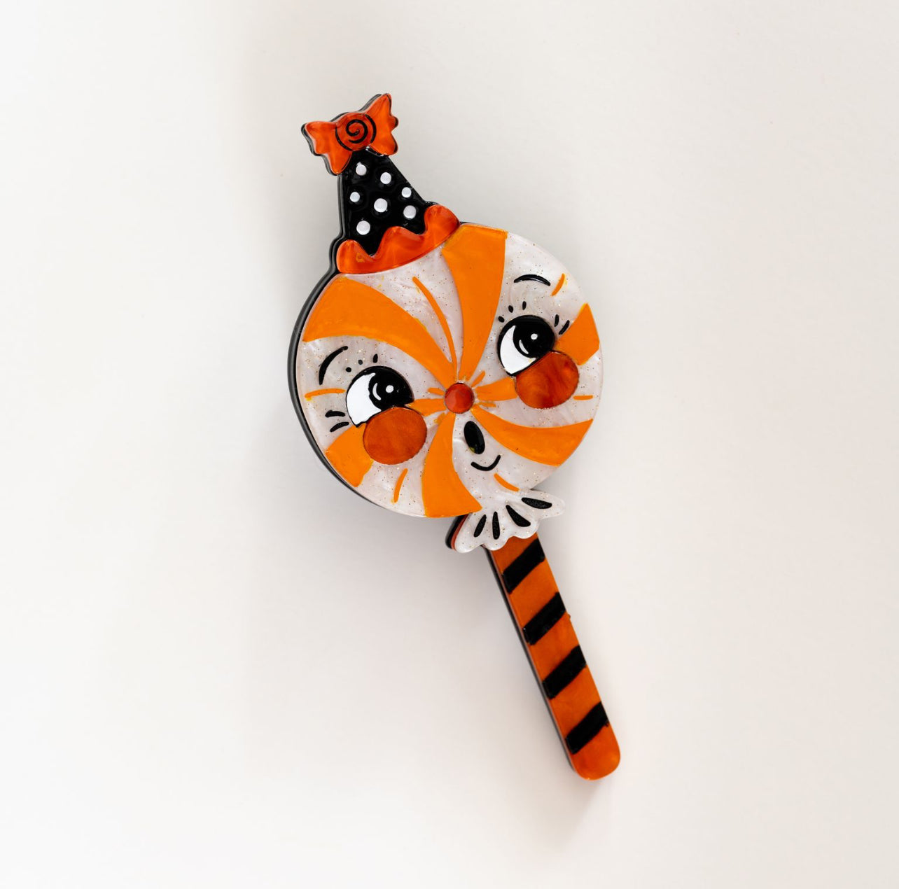 Sweet Treats Brooch Set of 2 by Johanna Parker x Lipstick & Chrome — Folk Art Halloween Candy Pins