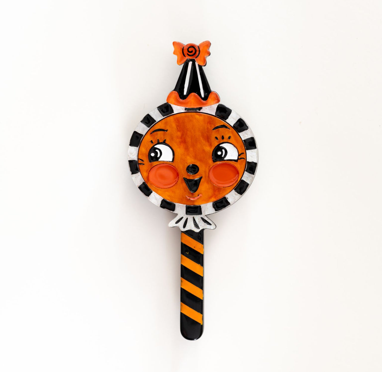 Sweet Treats Brooch Set of 2 by Johanna Parker x Lipstick & Chrome — Folk Art Halloween Candy Pins