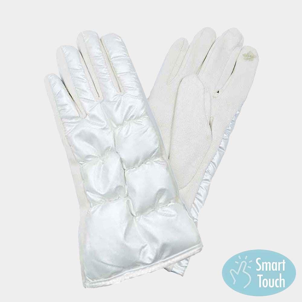 Women's Puffer Smart Touch Gloves