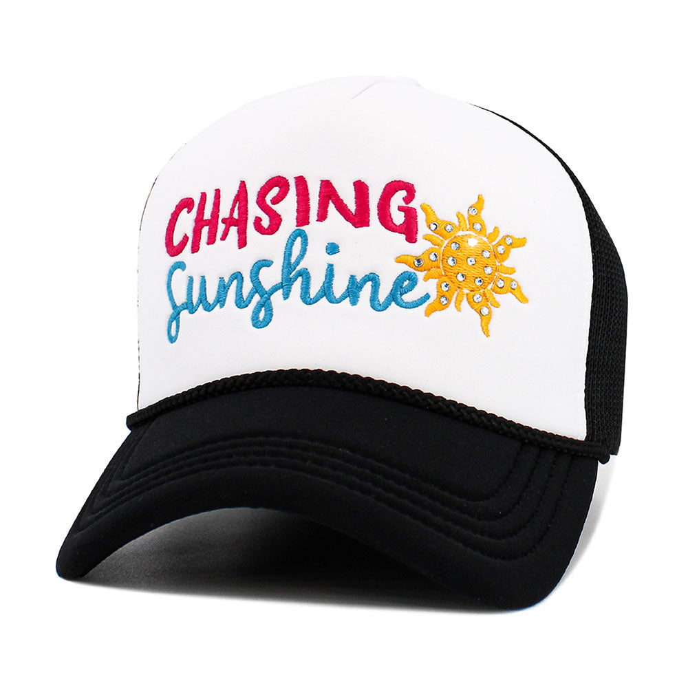 CHASING SUNSHINE Mesh Back Trucker Hat