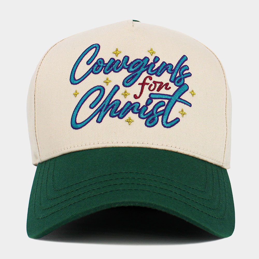 Cowgirls for Christ Embroidered Baseball Hat