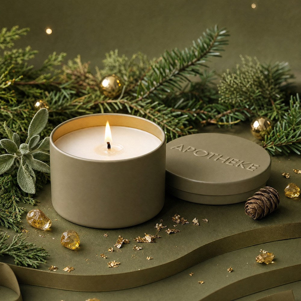 Black Cypress Mini Tin Candle