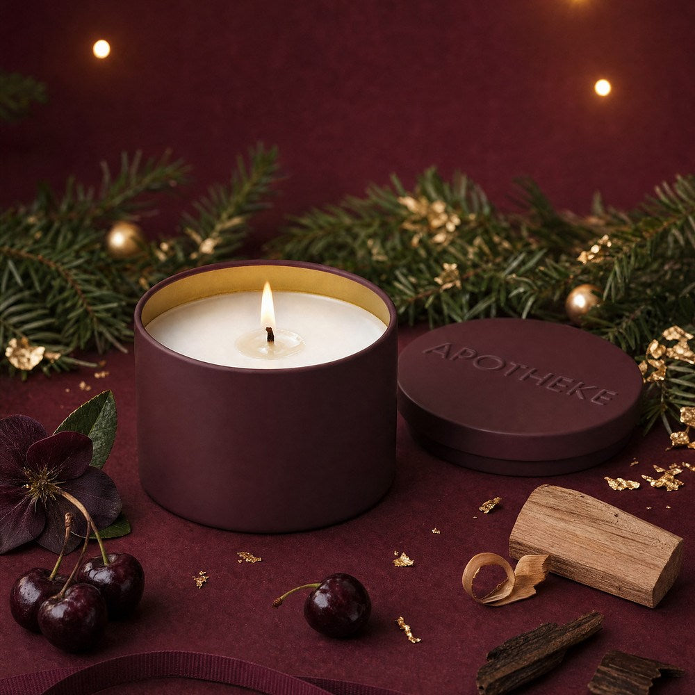 Bitter Cherry Mini Tin Candle